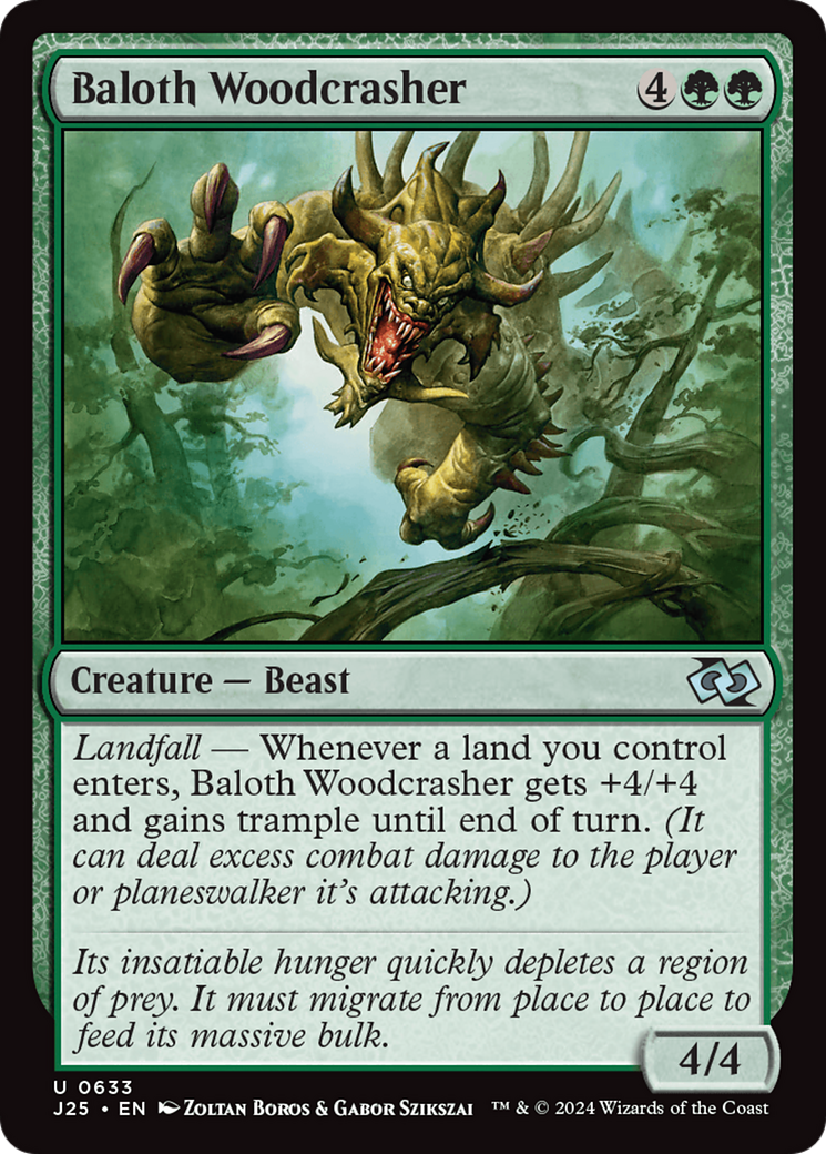 Baloth Woodcrasher [Foundations Jumpstart] | Mindsight Gaming