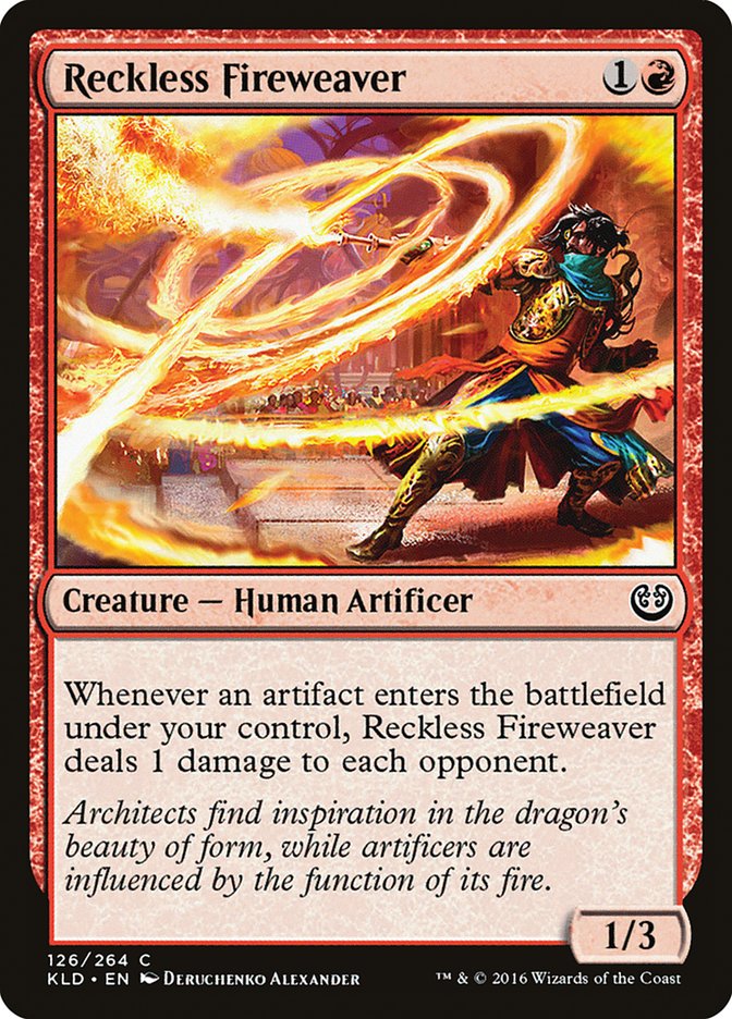 Reckless Fireweaver [Kaladesh] | Mindsight Gaming