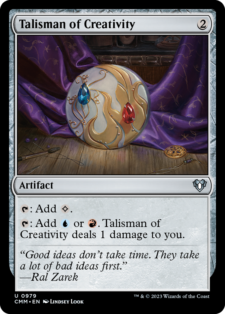 Talisman of Creativity [Commander Masters] | Mindsight Gaming