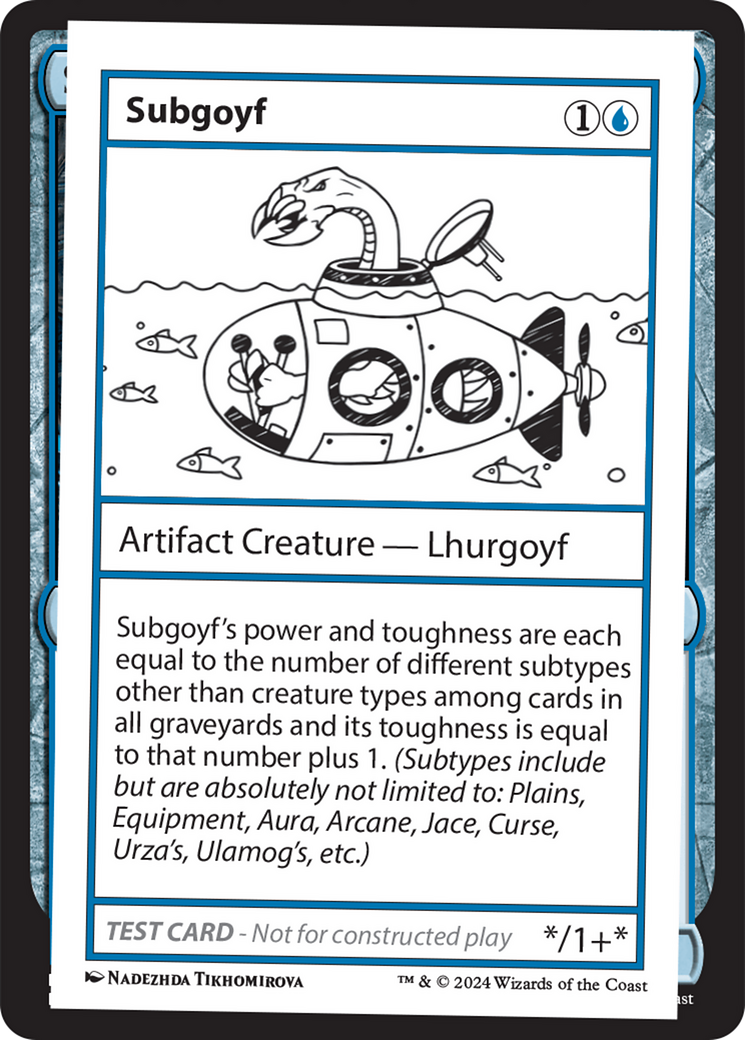 Subgoyf [Mystery Booster 2 Playtest Cards] | Mindsight Gaming