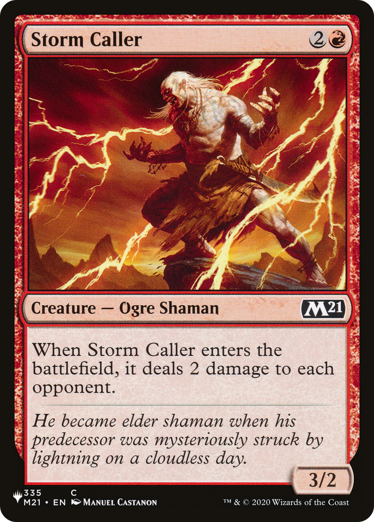 Storm Caller [The List Reprints] | Mindsight Gaming