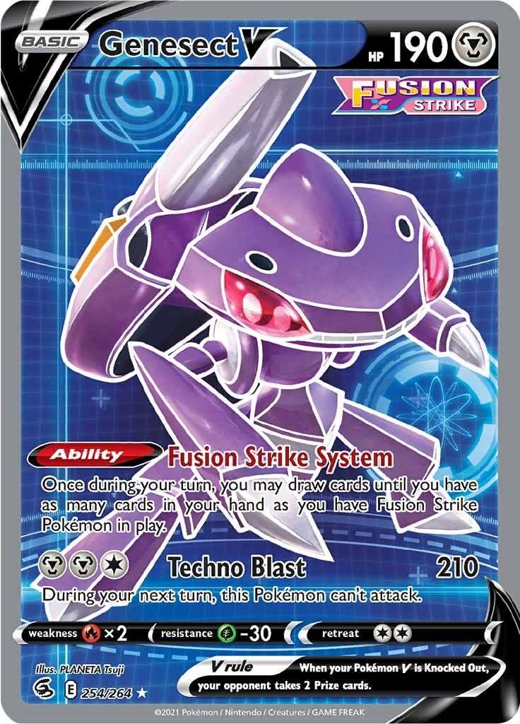 Genesect V (254/264) [Sword & Shield: Fusion Strike] | Mindsight Gaming