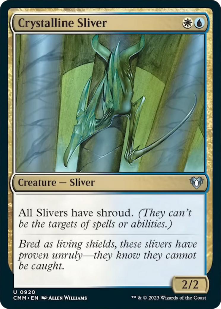 Crystalline Sliver [Commander Masters] | Mindsight Gaming