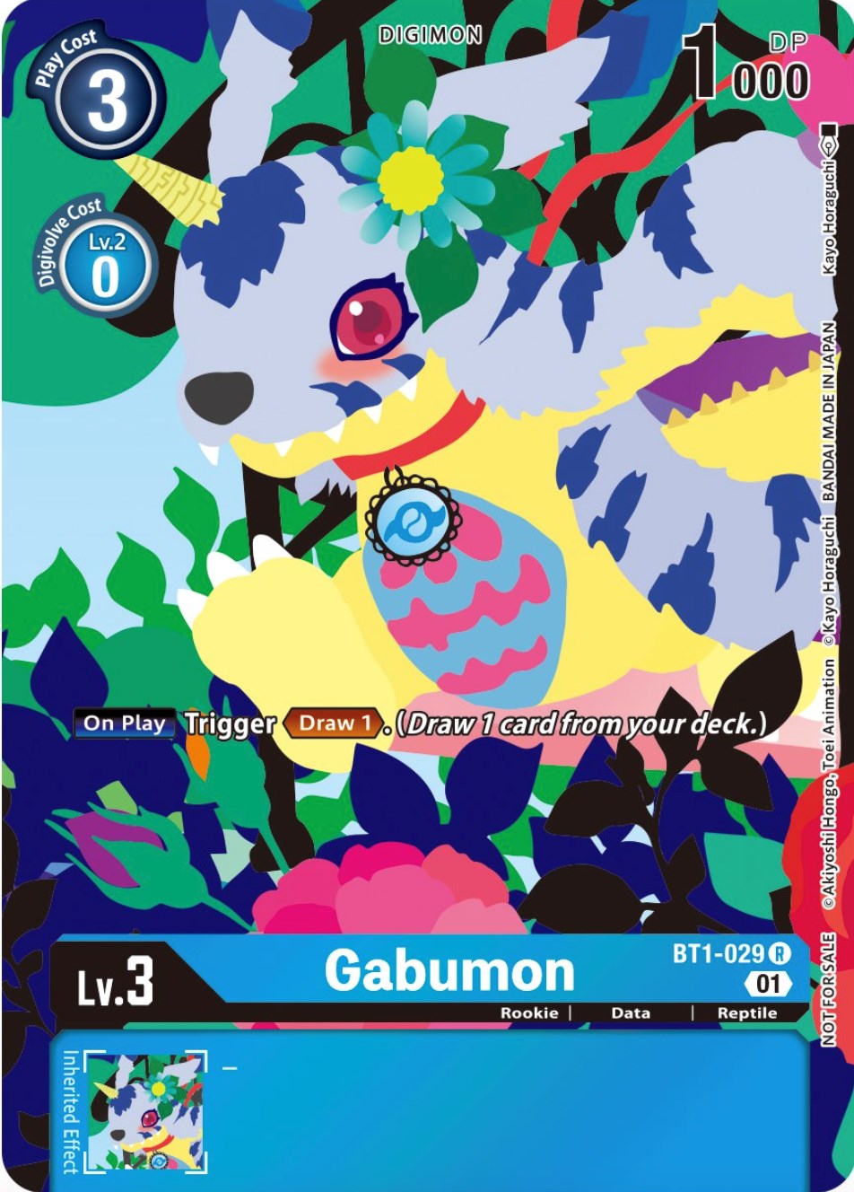 Gabumon [BT1-029] (Tamer's Card Set 2 Floral Fun) [Release Special Booster Promos] | Mindsight Gaming