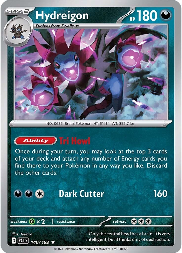 Hydreigon (140/193) [Scarlet & Violet: Paldea Evolved] | Mindsight Gaming