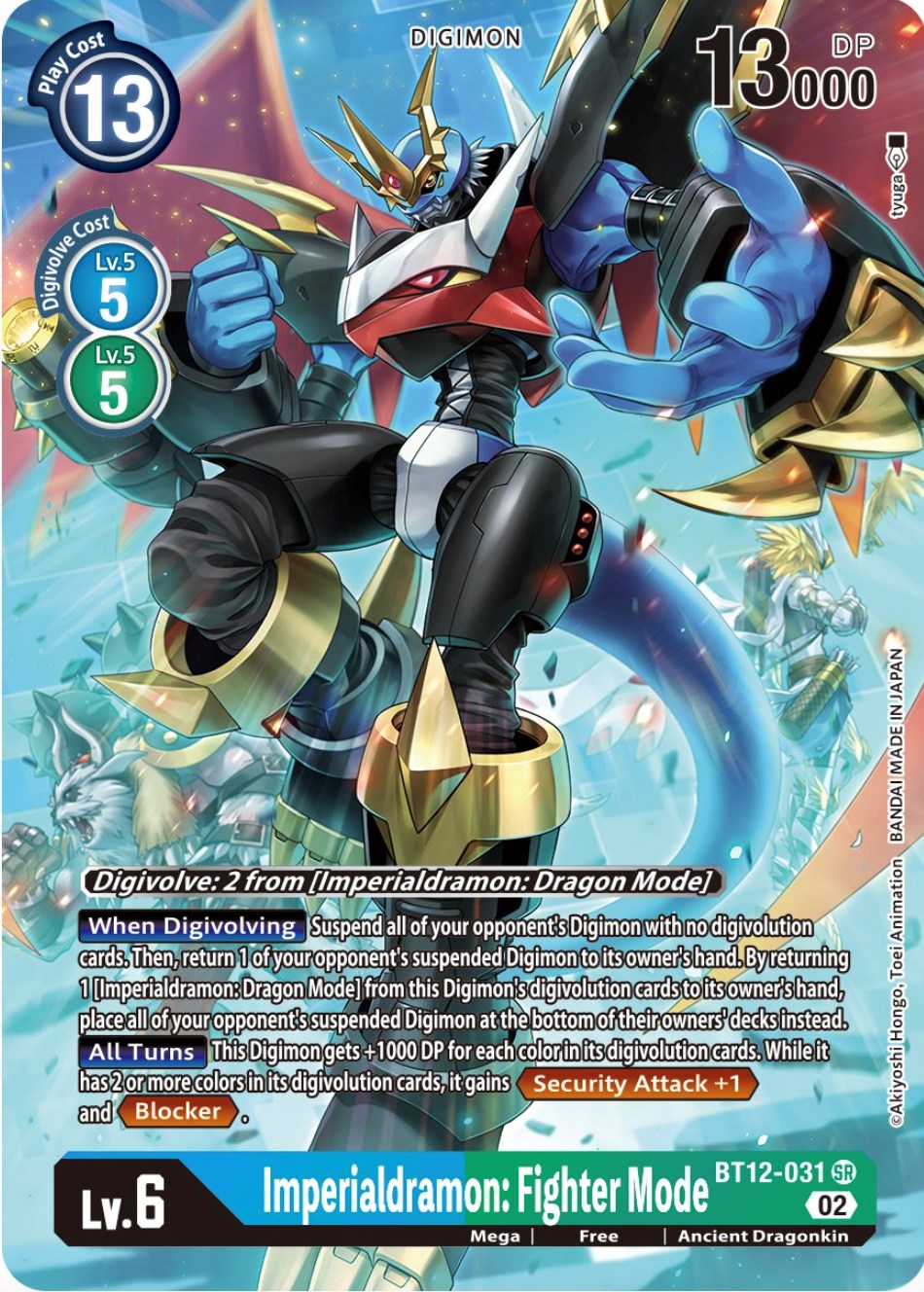 Imperialdramon: Fighter Mode [BT12-031] (Alternate Art) [Across Time] | Mindsight Gaming