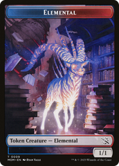 Elemental (09) // Spirit (13) Double-Sided Token [March of the Machine Tokens] | Mindsight Gaming