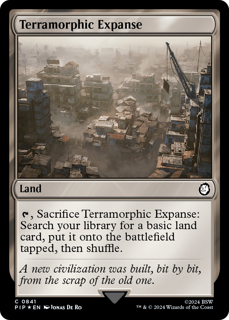 Terramorphic Expanse (Surge Foil) [Fallout] | Mindsight Gaming