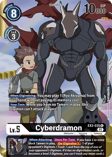 Cyberdramon [EX2-035] (Alternate Art) [Digital Hazard] | Mindsight Gaming