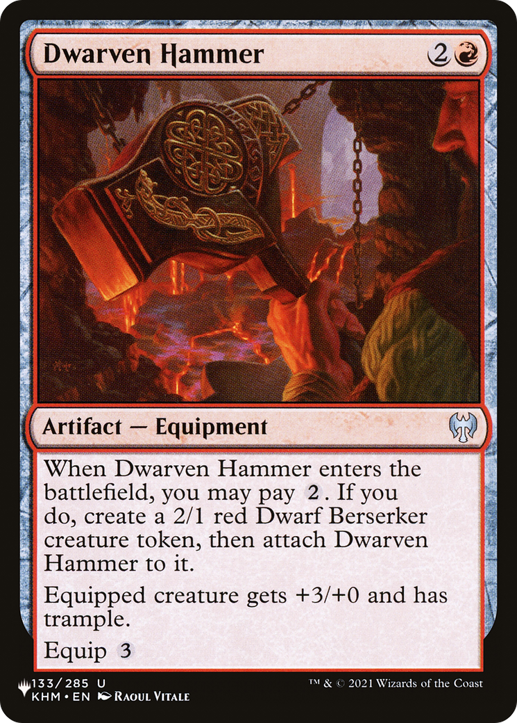 Dwarven Hammer [The List Reprints] | Mindsight Gaming