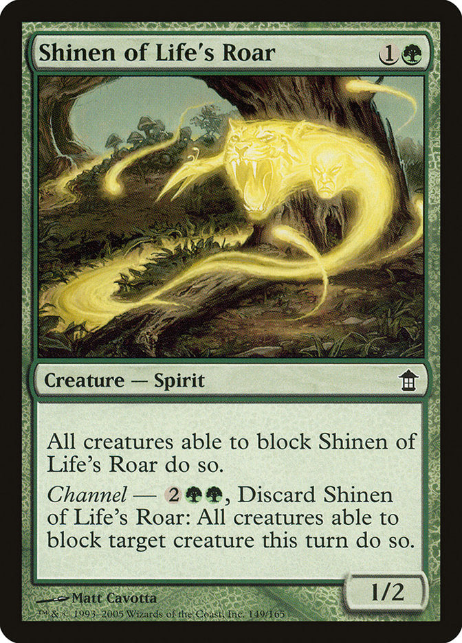 Shinen of Life's Roar [Saviors of Kamigawa] | Mindsight Gaming