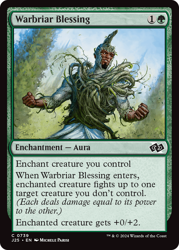 Warbriar Blessing [Foundations Jumpstart] | Mindsight Gaming