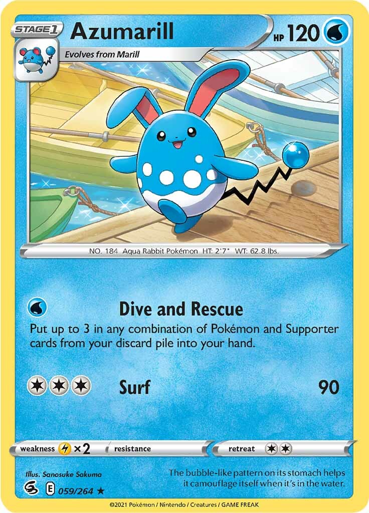 Azumarill (059/264) [Sword & Shield: Fusion Strike] | Mindsight Gaming