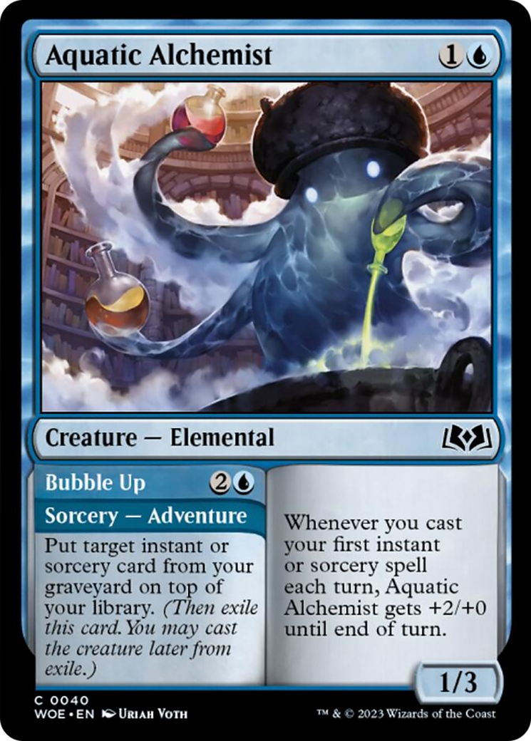 Aquatic Alchemist // Bubble Up [Wilds of Eldraine] | Mindsight Gaming