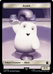 Alien // Cyberman Double-Sided Token [Doctor Who Tokens] | Mindsight Gaming