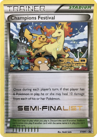 Champions Festival (XY91) (2015 Semi-Finalist) [XY: Black Star Promos] | Mindsight Gaming