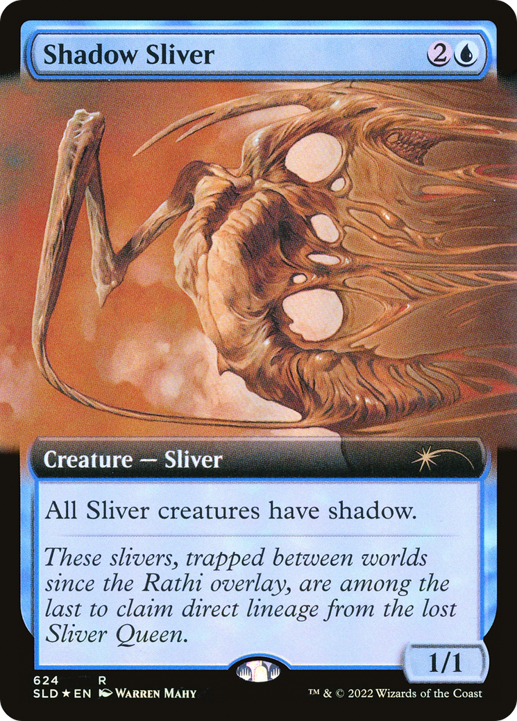 Shadow Sliver (Extended Art) [Secret Lair Drop Promos] | Mindsight Gaming