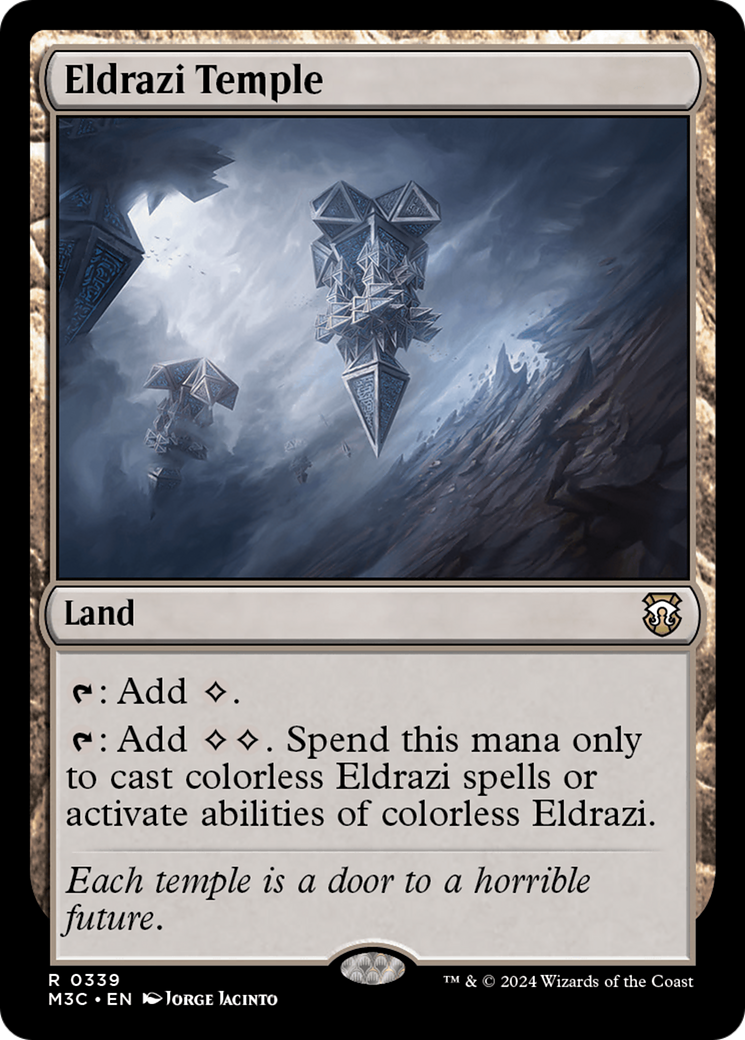 Eldrazi Temple (Ripple Foil) [Modern Horizons 3 Commander] | Mindsight Gaming