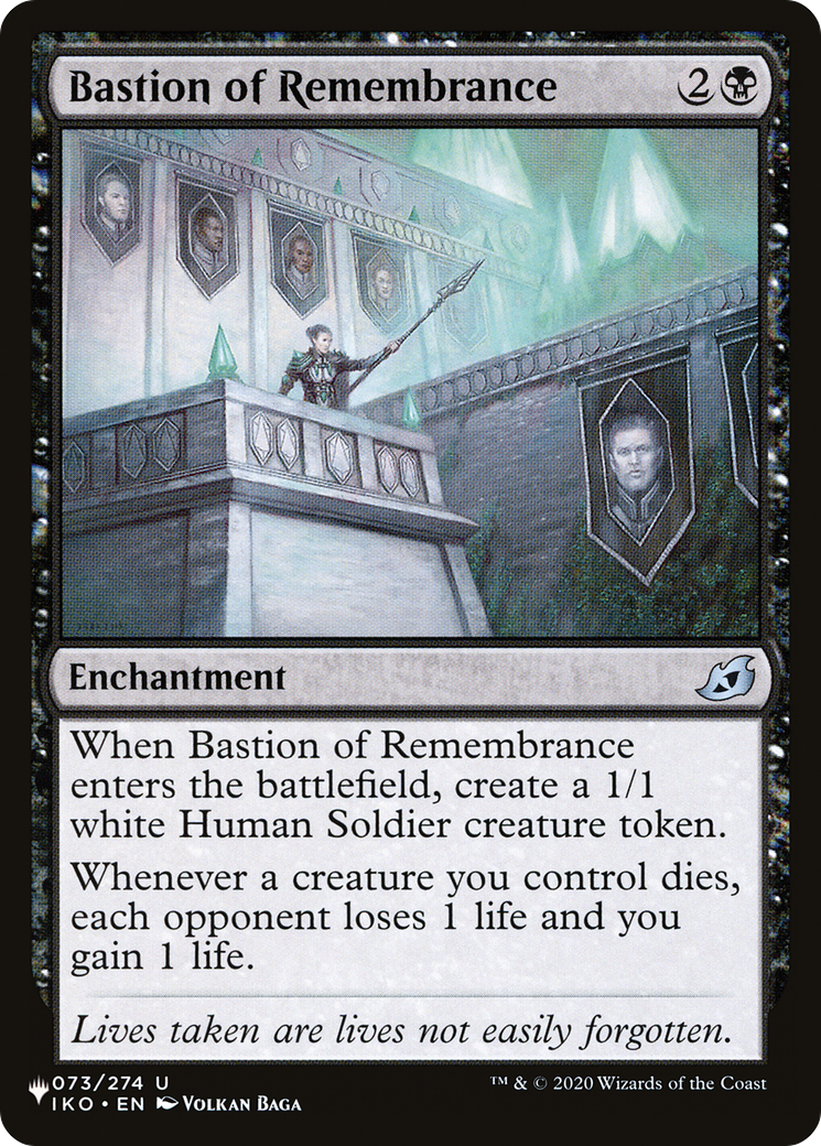 Bastion of Remembrance [The List Reprints] | Mindsight Gaming