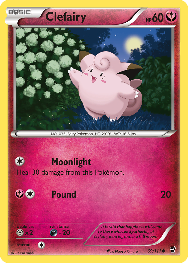 Clefairy (69/111) [XY: Furious Fists] | Mindsight Gaming