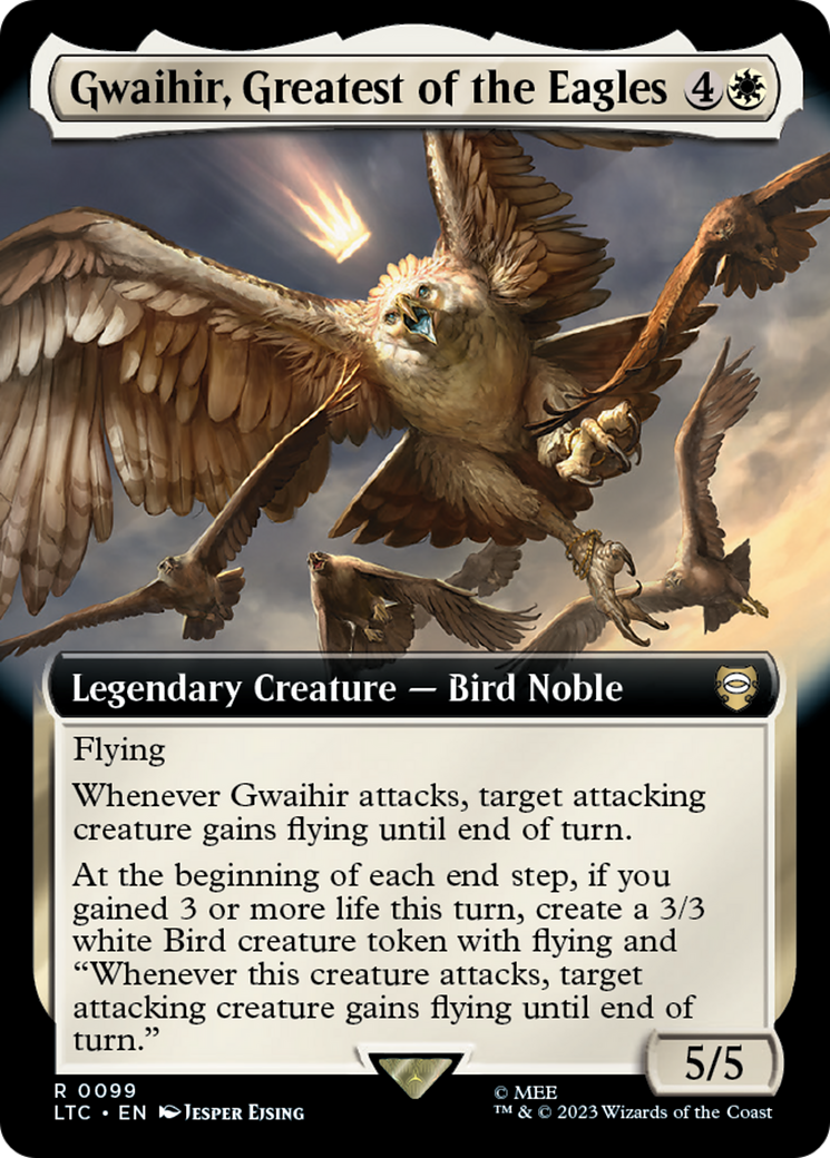 Gwaihir, Greatest of the Eagles (Extended Art) [The Lord of the Rings: Tales of Middle-Earth Commander] | Mindsight Gaming