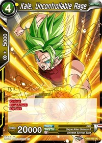 Kale, Uncontrollable Rage (Divine Multiverse Draft Tournament) (DB2-102) [Tournament Promotion Cards] | Mindsight Gaming