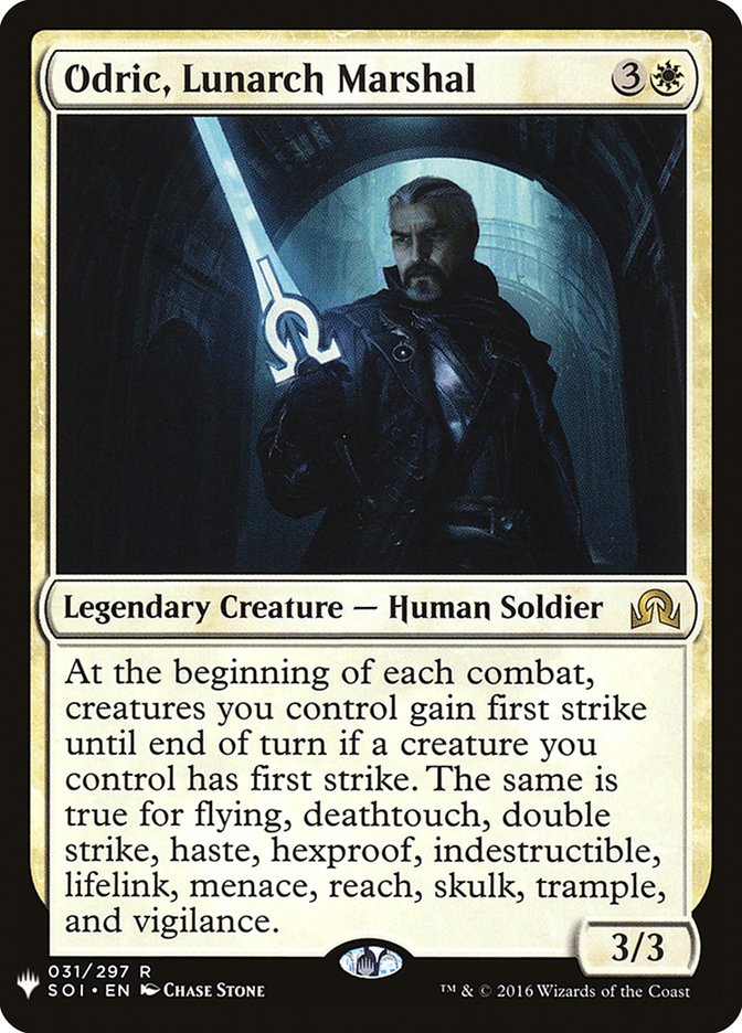 Odric, Lunarch Marshal [The List] | Mindsight Gaming