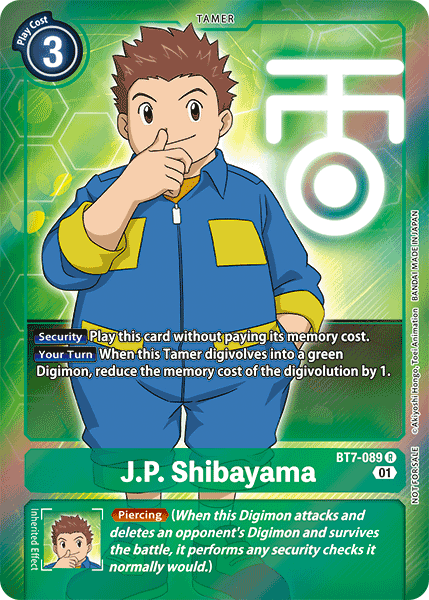 J.P. Shibayama [BT7-089] (Alternative Art - Box Topper) [Next Adventure] | Mindsight Gaming