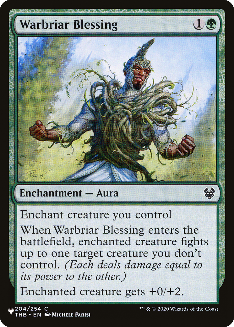 Warbriar Blessing [The List Reprints] | Mindsight Gaming