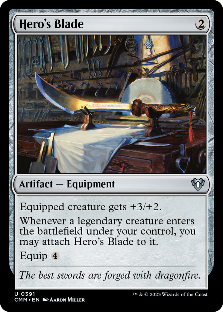 Hero's Blade [Commander Masters] | Mindsight Gaming