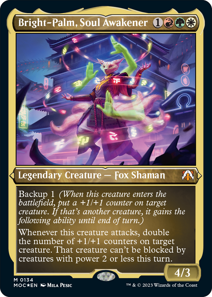 Bright-Palm, Soul Awakener (Display Commander) [March of the Machine Commander] | Mindsight Gaming