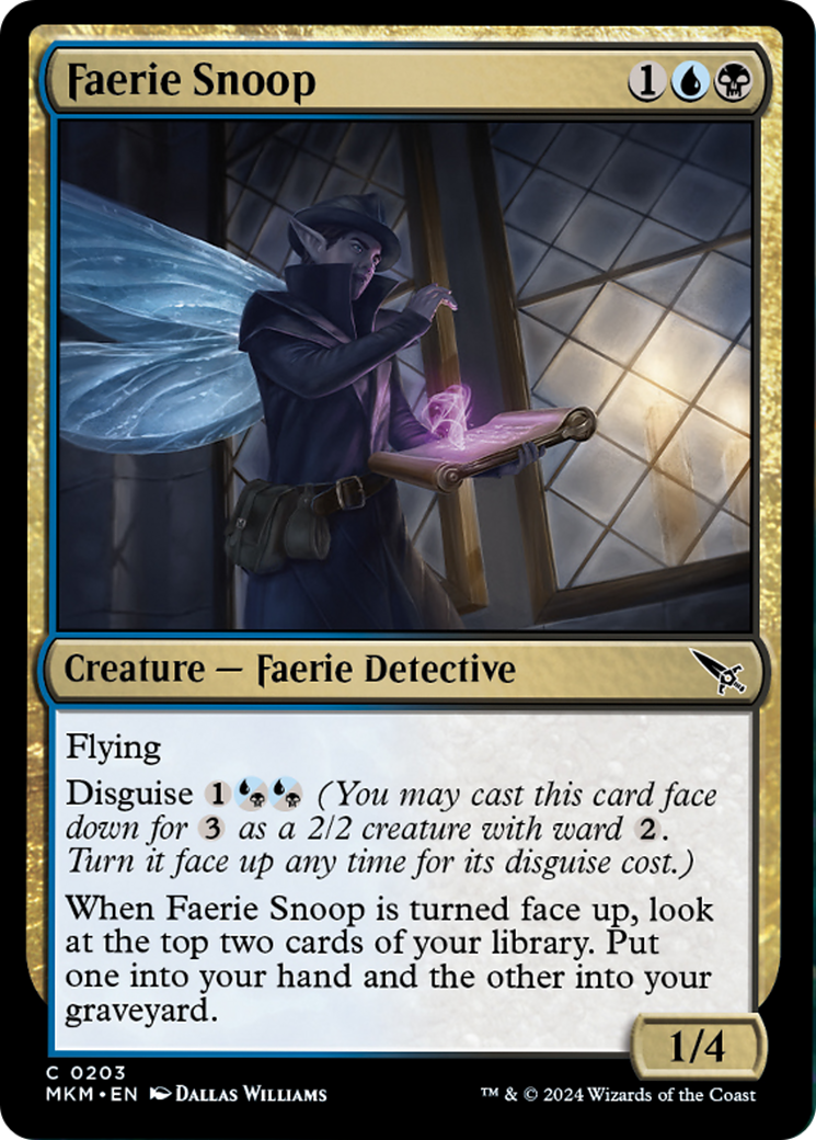 Faerie Snoop [Murders at Karlov Manor] | Mindsight Gaming