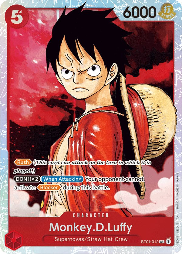 Monkey.D.Luffy (012) [Starter Deck: Straw Hat Crew] | Mindsight Gaming