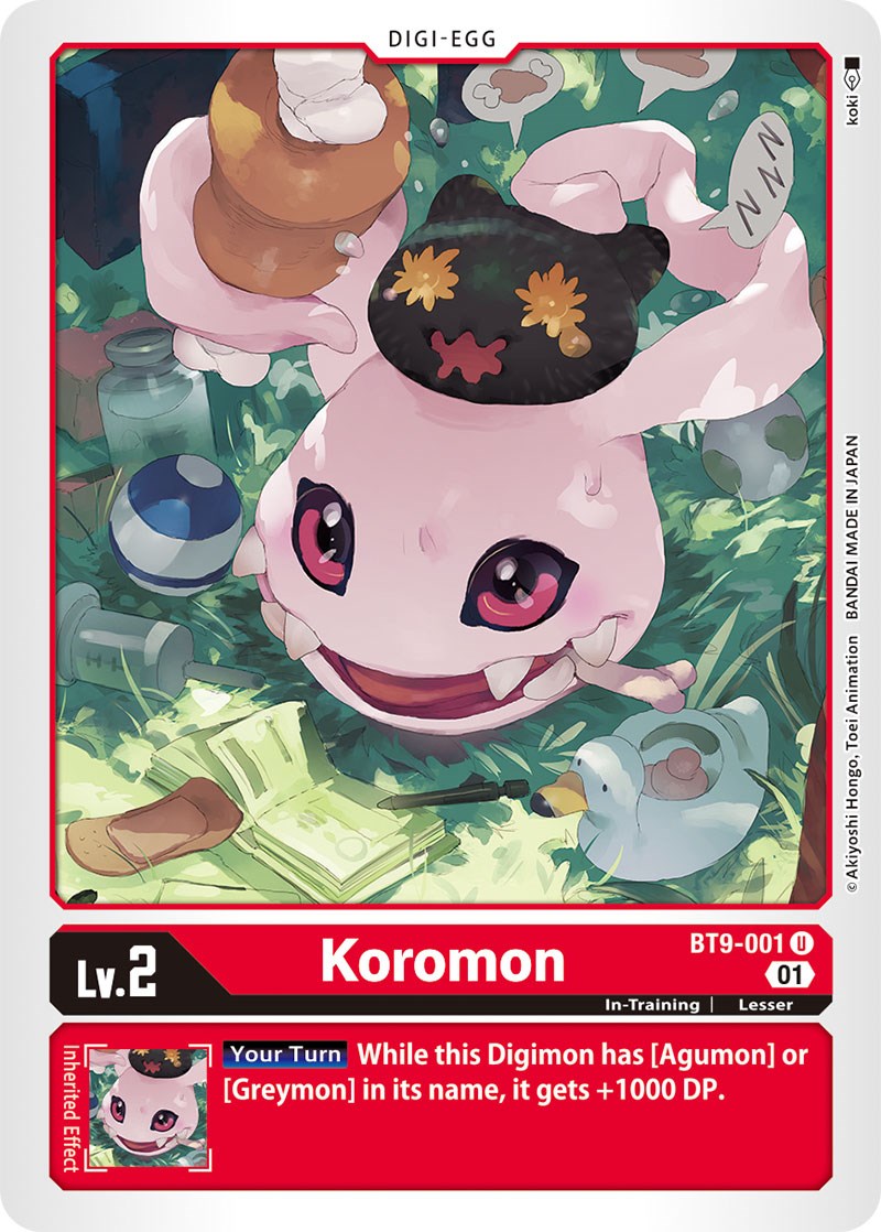 Koromon [BT9-001] [X Record] | Mindsight Gaming