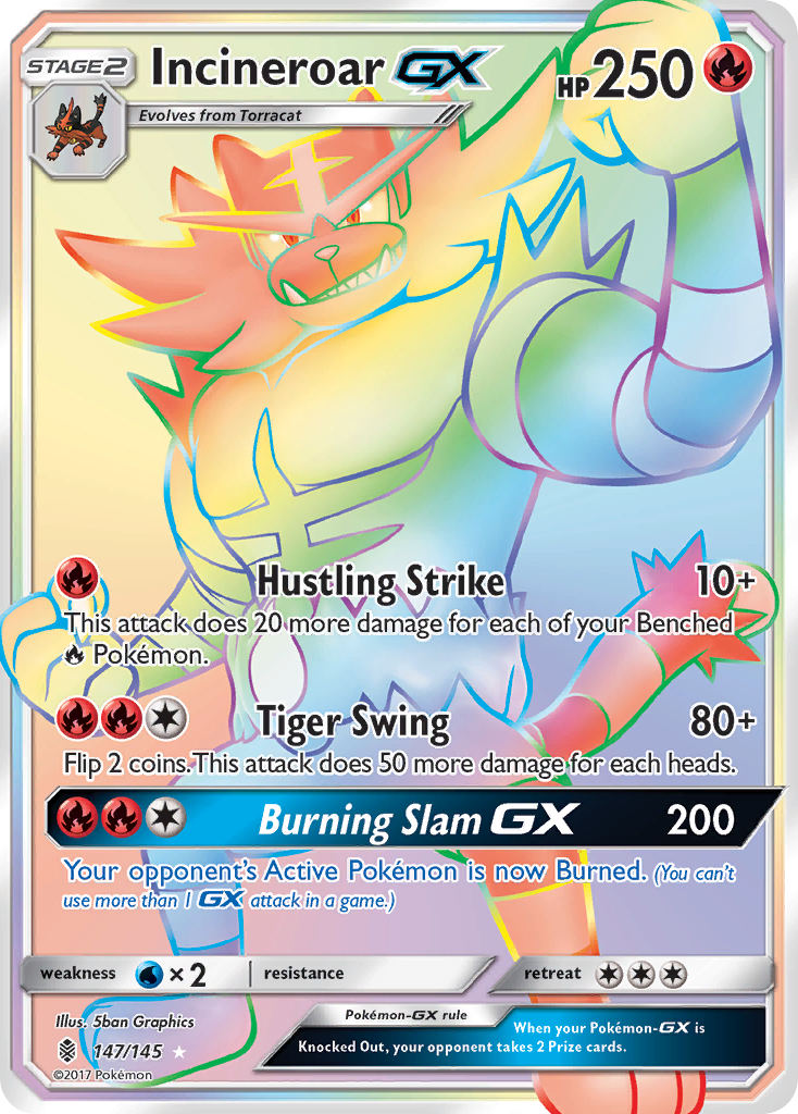 Incineroar GX (147/145) [Sun & Moon: Guardians Rising] | Mindsight Gaming