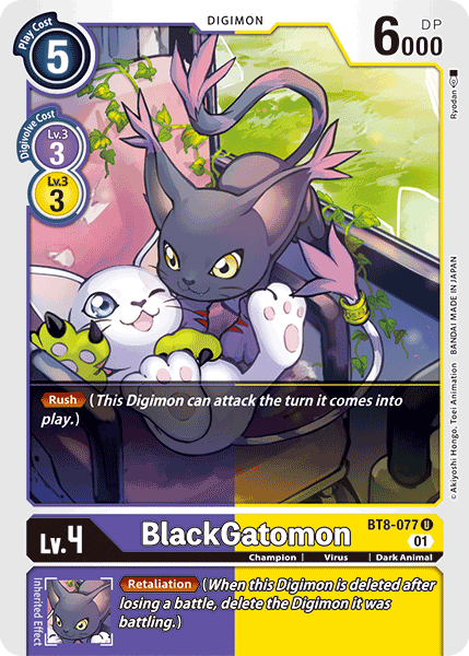 BlackGatomon [BT8-077] [New Awakening] | Mindsight Gaming