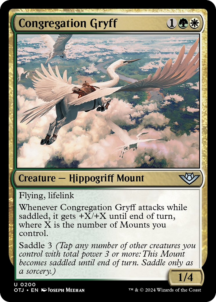 Congregation Gryff [Outlaws of Thunder Junction] | Mindsight Gaming