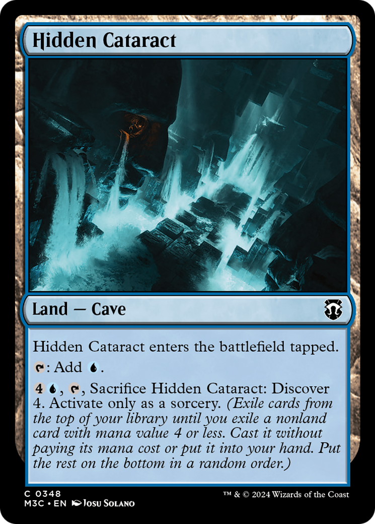 Hidden Cataract (Ripple Foil) [Modern Horizons 3 Commander] | Mindsight Gaming