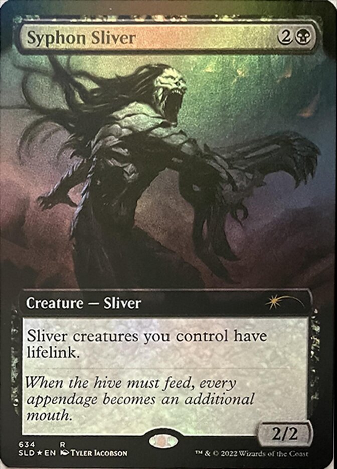 Syphon Sliver (Extended Art) [Secret Lair Drop Promos] | Mindsight Gaming