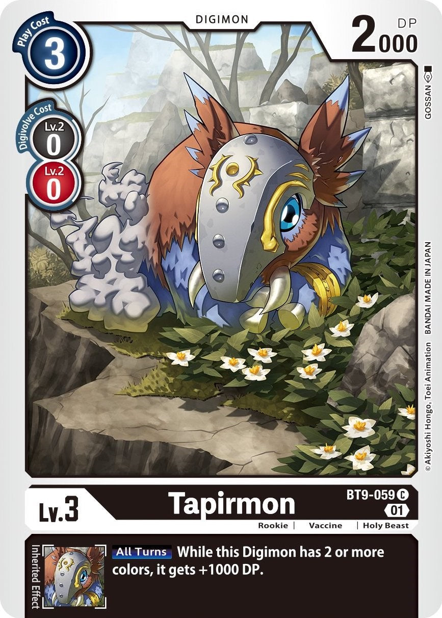 Tapirmon [BT9-059] [X Record] | Mindsight Gaming