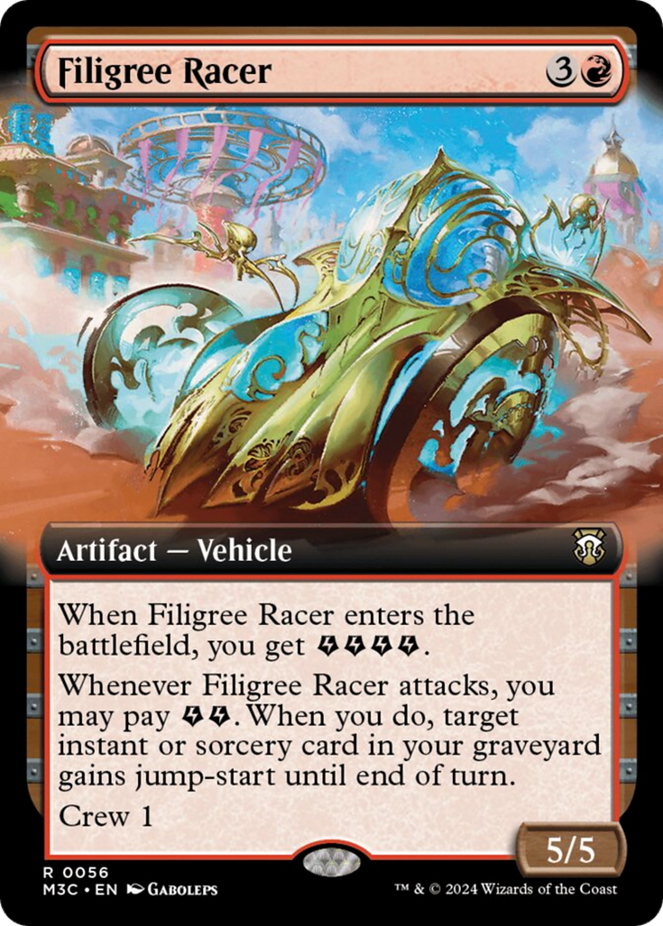 Filigree Racer (Extended Art) [Modern Horizons 3 Commander] | Mindsight Gaming