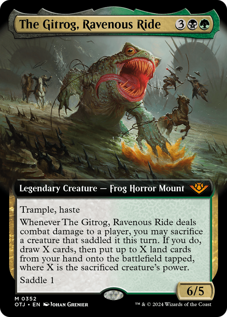 The Gitrog, Ravenous Ride (Extended Art) [Outlaws of Thunder Junction] | Mindsight Gaming