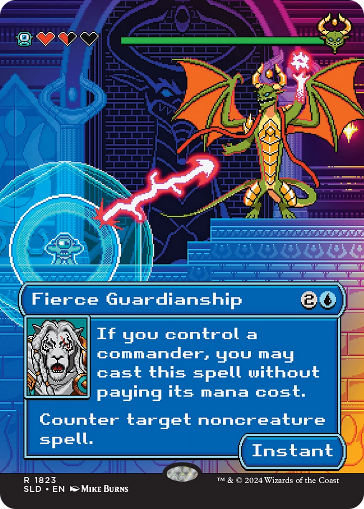 Fierce Guardianship (Rainbow Foil) [Secret Lair Drop Series] | Mindsight Gaming