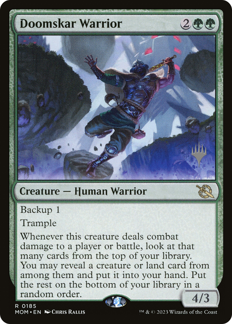 Doomskar Warrior (Promo Pack) [March of the Machine Promos] | Mindsight Gaming