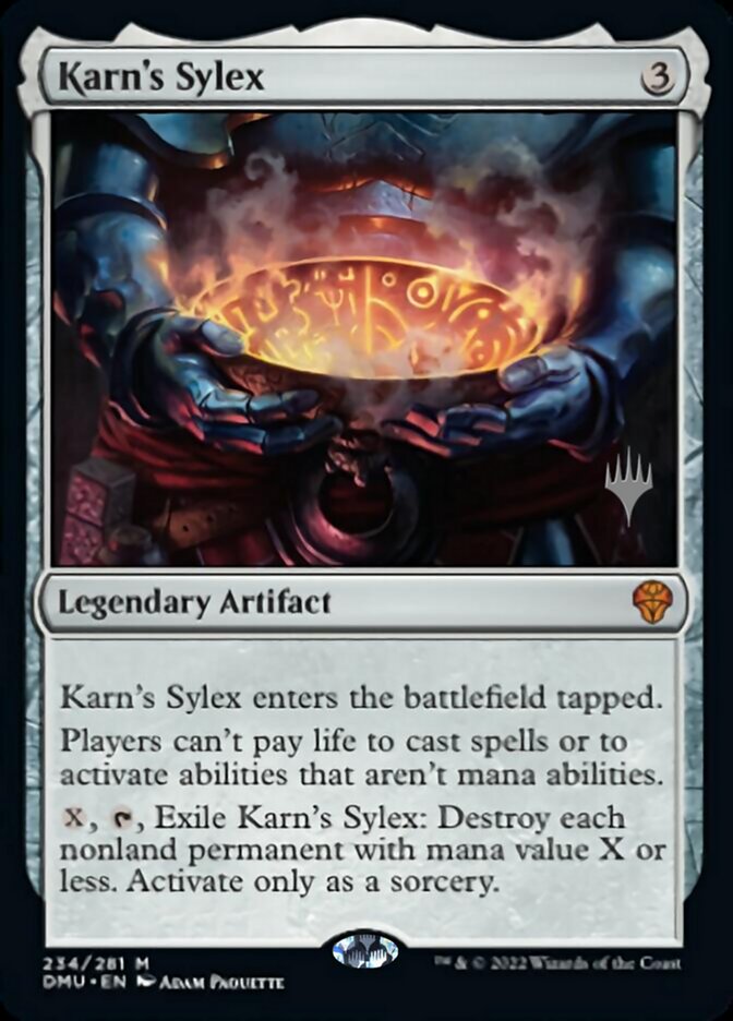 Karn's Sylex (Promo Pack) [Dominaria United Promos] | Mindsight Gaming