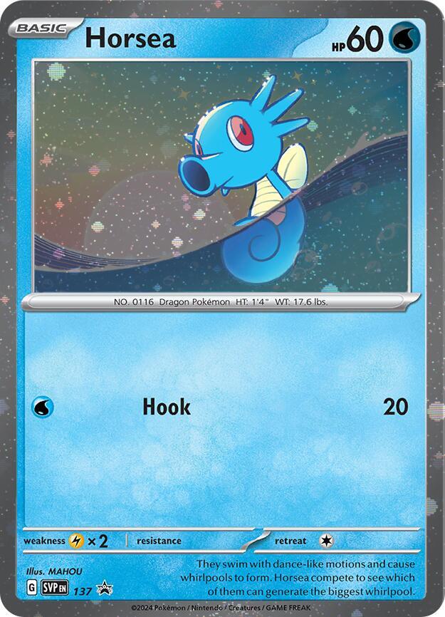 Horsea (SVP137) (Cosmo Holo) [SV: Scarlet & Violet Promo Cards] | Mindsight Gaming