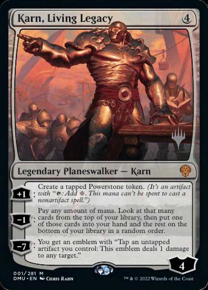 Karn, Living Legacy (Promo Pack) [Dominaria United Promos] | Mindsight Gaming