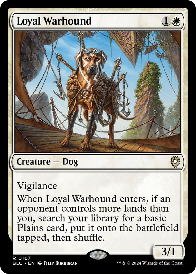 Loyal Warhound [Bloomburrow Commander] | Mindsight Gaming