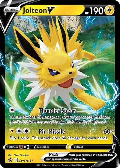 Jolteon V (SWSH151) [Sword & Shield: Black Star Promos] | Mindsight Gaming