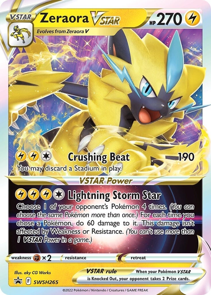 Zeraora VSTAR (SWSH265) [Sword & Shield: Black Star Promos] | Mindsight Gaming